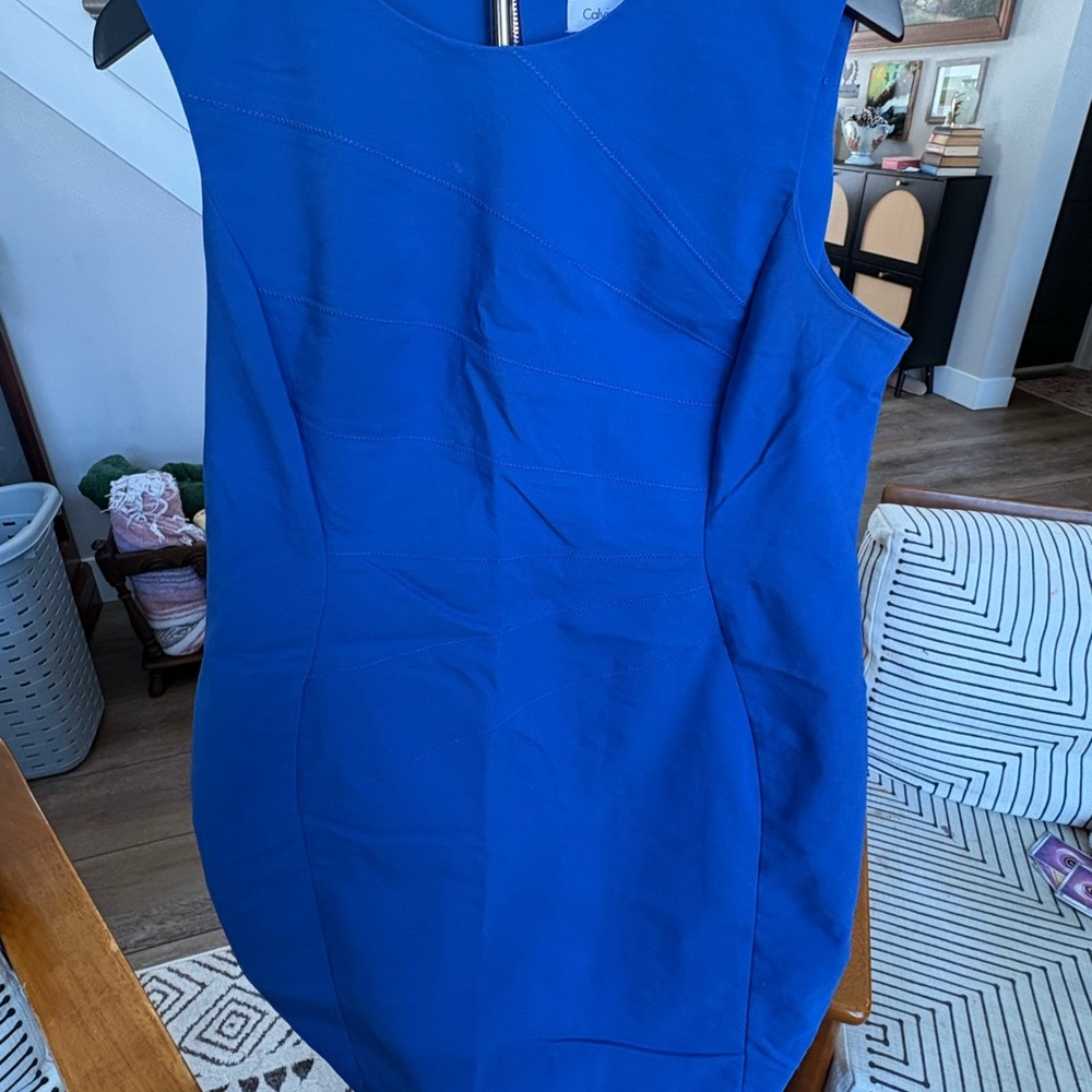 Calvin Klein Royal Blue Mini Dress